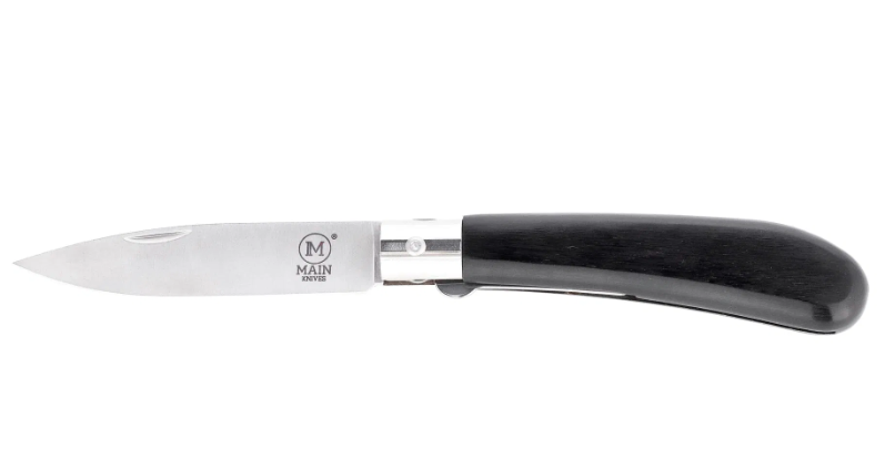 [09483] MAIN German line pocket knife - Black pressed wood #1200