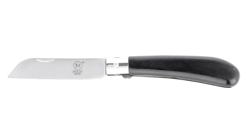 [09485] MAIN German line pocket knife - Black pressed wood #1300