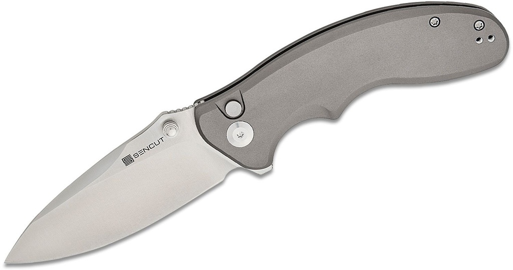 [09655] SENCUT Cybrix Folding Knife - Gray Aluminum #S23098A-2