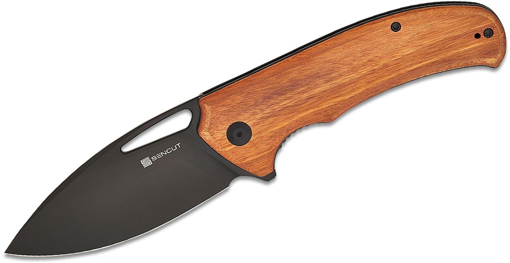 [09680] SENCUT Phantara Folding Knife - Guibourtia Wood #S23014-4