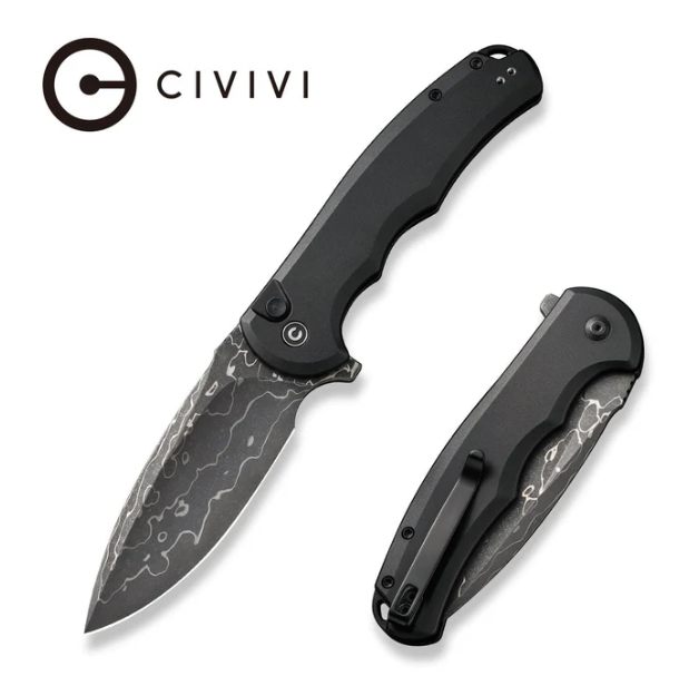 [09704] CIVIVI Button Lock Praxis Flipper Knife Aluminum Handle #C18026E-DS1
