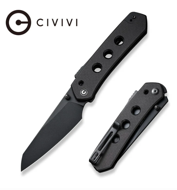 [09706] CIVIVI Vision FG Thumb Stud & Superlock Knife G10 Handle #C22036-1