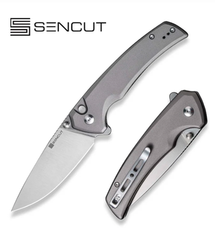 SENCUT Serene Flipper & Button Lock & Thumb Stud Knife Aluminum Handle #S21022B-3