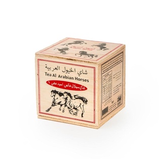 شاي الخيول العربية علبة خشب 250 جرام