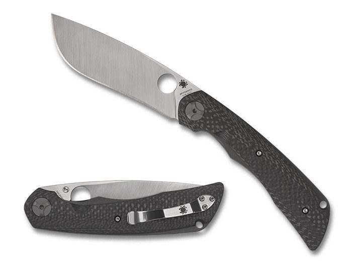 [09910] Spyderco Nati Amor Subvert Sprint Run Folding Knife CPM-20CV Carbon Fiber Handles Liner Lock #C239CFP