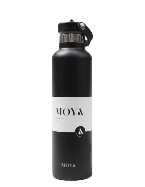 [09914] Moya Black Sea 700ml Insulated Sustainable Water Bottle #DB03001A