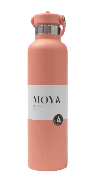[09916] Moya "Black Sea" 700ml Insulated Sustainable Water Bottle Coral #DB03005A