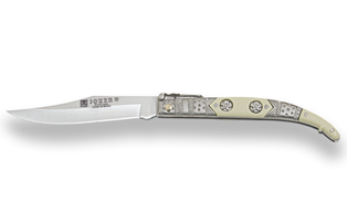JOKER KNIFE CLASICA DECORADA BLADE 8 CM #N102B