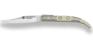 JOKER KNIFE CLASICA DECORADA BLADE 10 CM #N103B