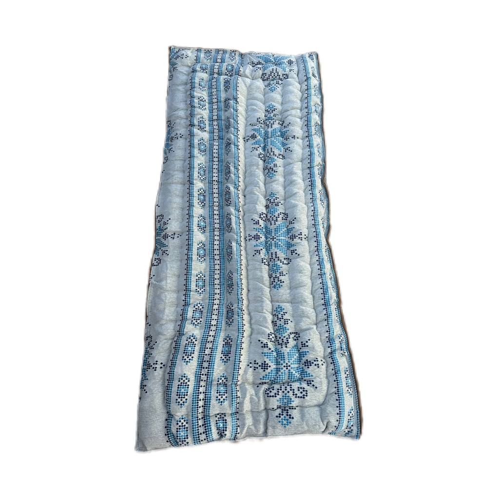 [10298] مطرح مطور نقشة البيان ازرق قماش مصري #MTRH-02-30
