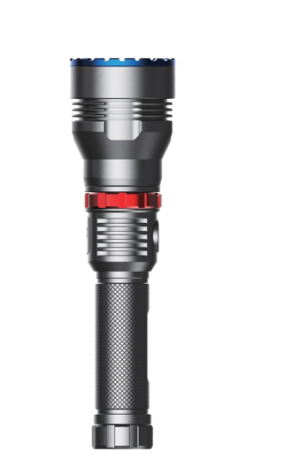 [10322] Powerology  1000LM/900M Rechargeable LED Flash Light #PPBCHA64-BK