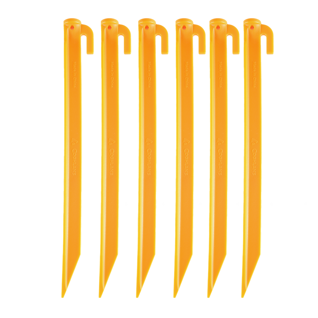 [10579] COGHLANS Tent Pegs-12" - 6 Pack - GRS