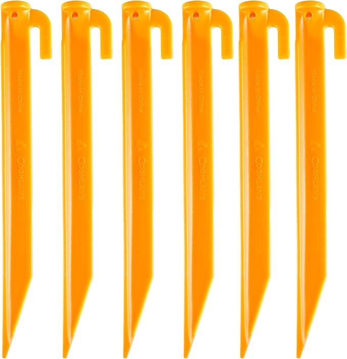 [10971] COGHLANS Tent Pegs - 9" IN - 6 Pack - GRS