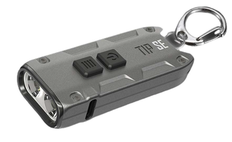 [11682] Nitecore Tip 700 Lumen USB Rechargeable LED Key Chain Flashlight - Grey